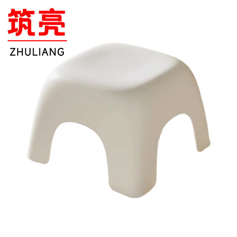 筑亮 塑料凳 大号白 把高清大图