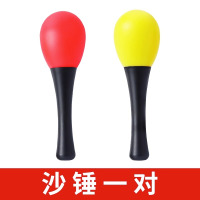小沙锤婴儿红色宝宝手抓握听力追视训练玩具沙蛋摇铃球益智早教听
