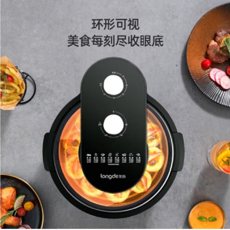 龙的 家用大容量可视空气炸锅 LD-KL5386 6L高清大图