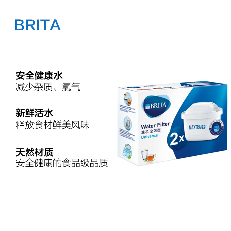 [德国产]BRITA碧然德MAXTRA+全效滤芯2只/盒