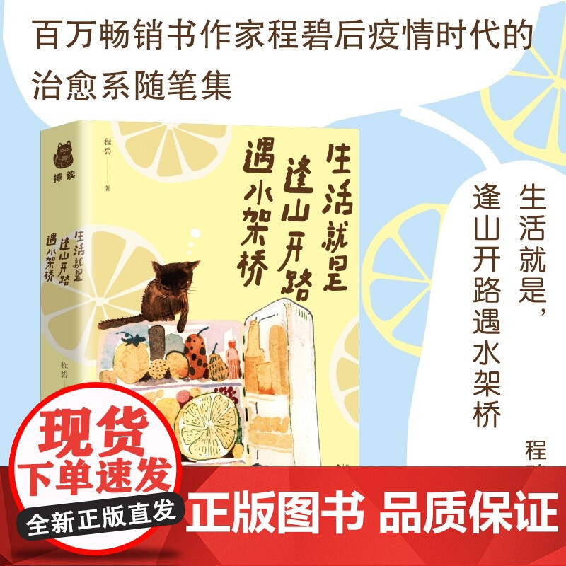 生活就是 逢山开路遇水架桥 程碧 著 和你分享生活的喜悦 标记相似的灵魂 治愈系随笔集 文学