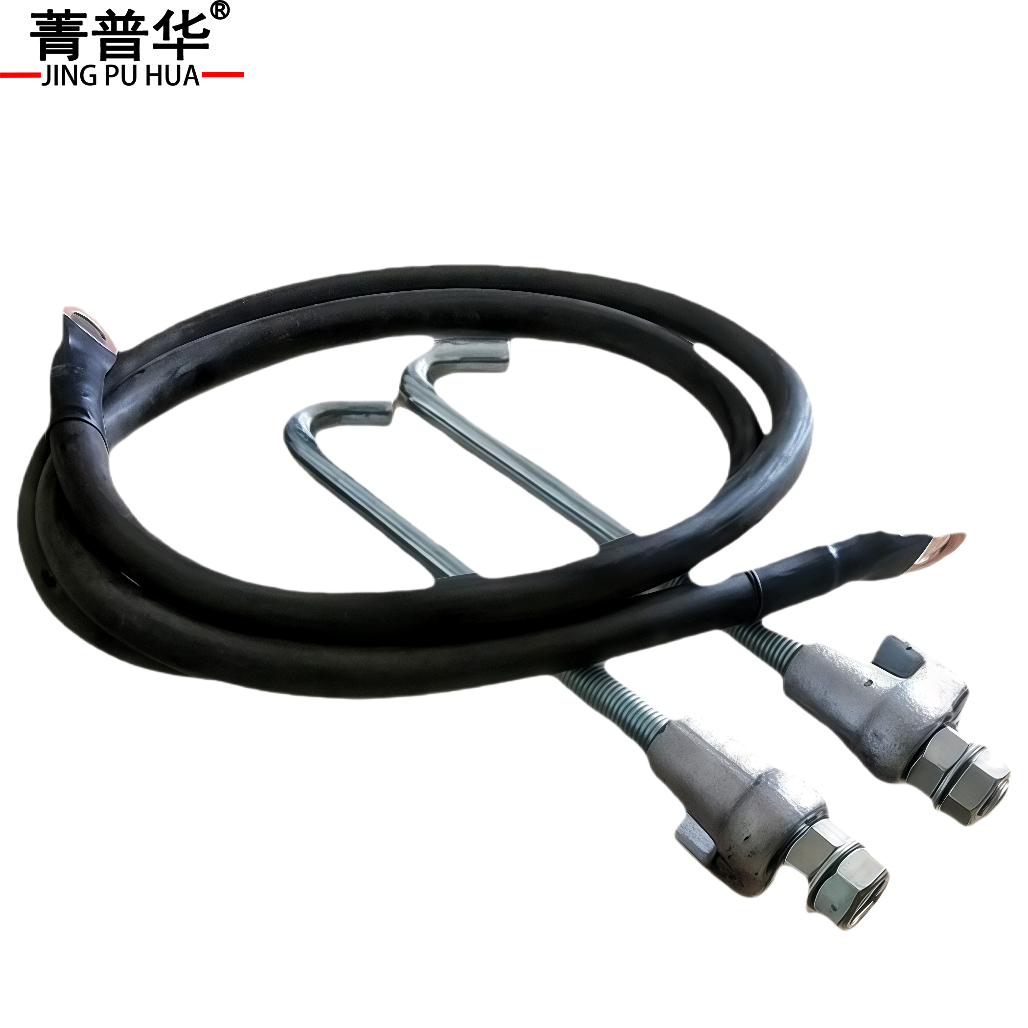 铜导线回流线70平方带卡具高清大图