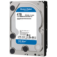 WD西部数据WD40EZAZ 4T台式机机械硬盘4tb 5400转256M串口蓝盘