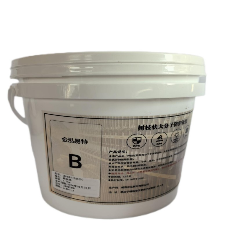 金泓易特树枝状大分子防护涂层JD-EB-9白1.5kg/组高清大图