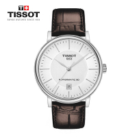 天梭(TISSOT)卡森臻我系列皮带机械男表T122.407.16.031.00 T122.407.16.031.00