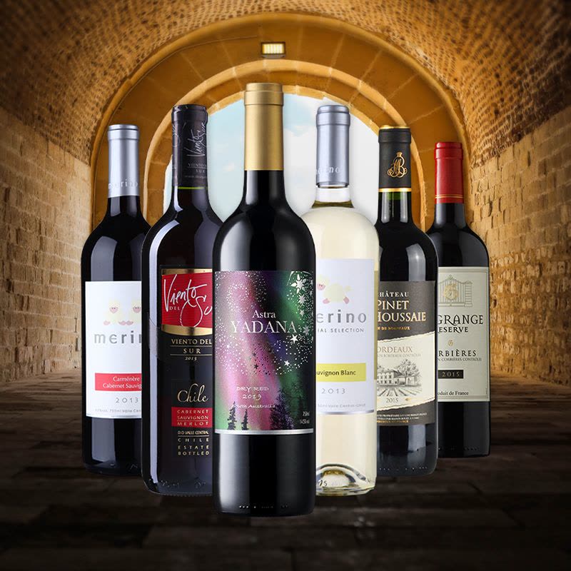 智利进口红酒 美丽羊·6款原装进口葡萄酒整箱组合装 750ml*6瓶图片