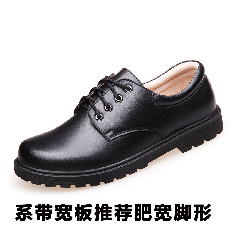 男童皮鞋真皮黑色中大童学生校鞋表演出鞋夏秋单鞋牛皮儿童皮鞋软