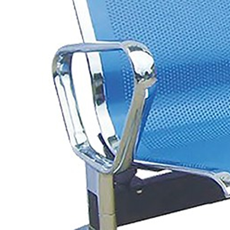 臻远ZY-JCY-14 连排椅机场椅公共座椅等候椅 浅蓝机场椅排椅四人位高清大图