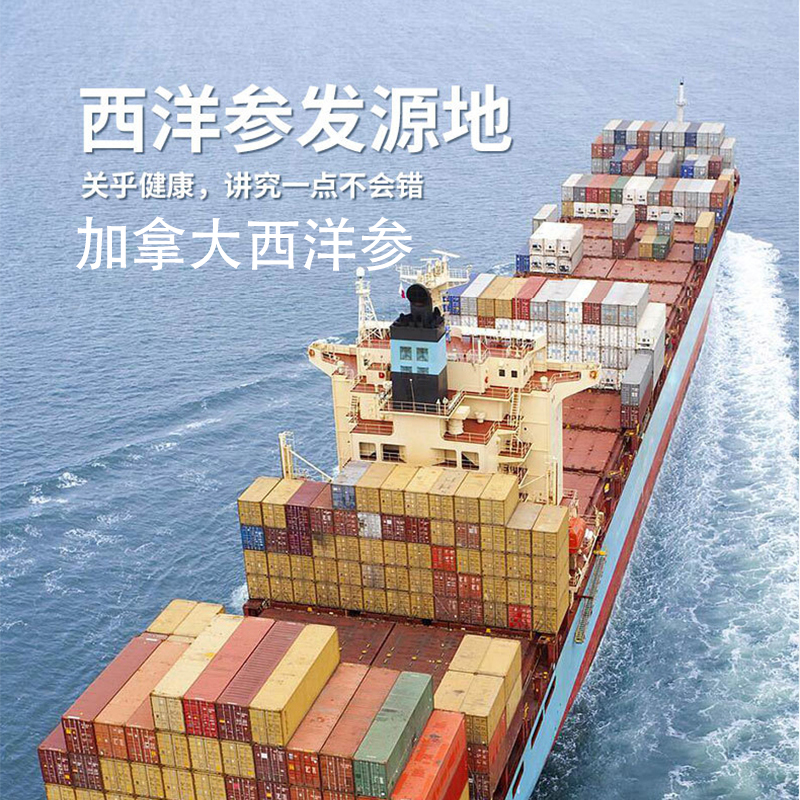 加拿大西洋参片散装大片50克 软支花旗参整根切斜片瓶装参片1.6cm高清大图