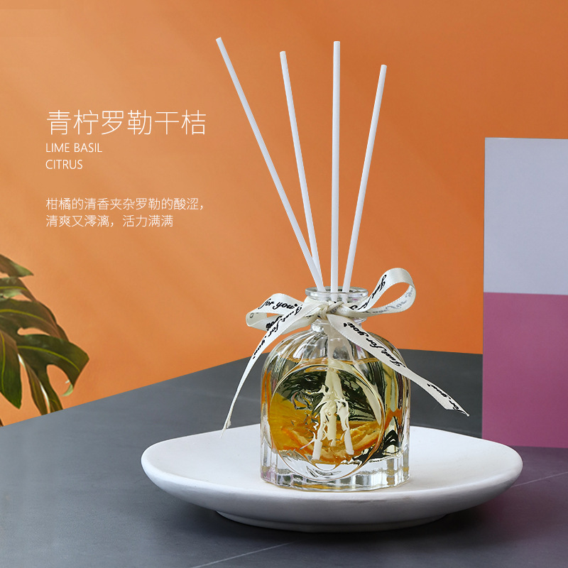 CAPRI&COOL香薰室内家用持久小众高级熏香厕所卫生间除臭香氛挥发液香水清新 橙色100ml-青柠罗勒柑橘
