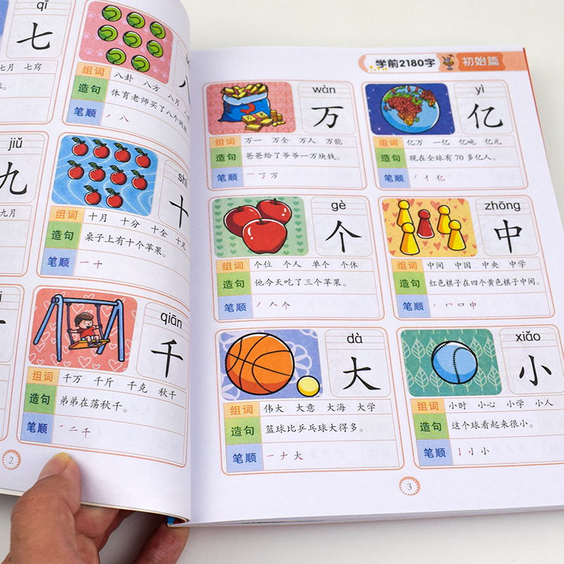 儿童看图识字大王认字卡片0-3-4-6岁书幼儿园拼音幼小衔接幼儿识字