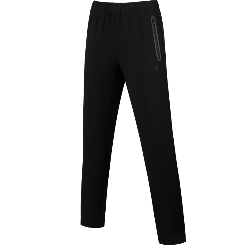 乔丹 女款梭织运动长裤速干透气运动服KYK32251153S 黑色高清大图