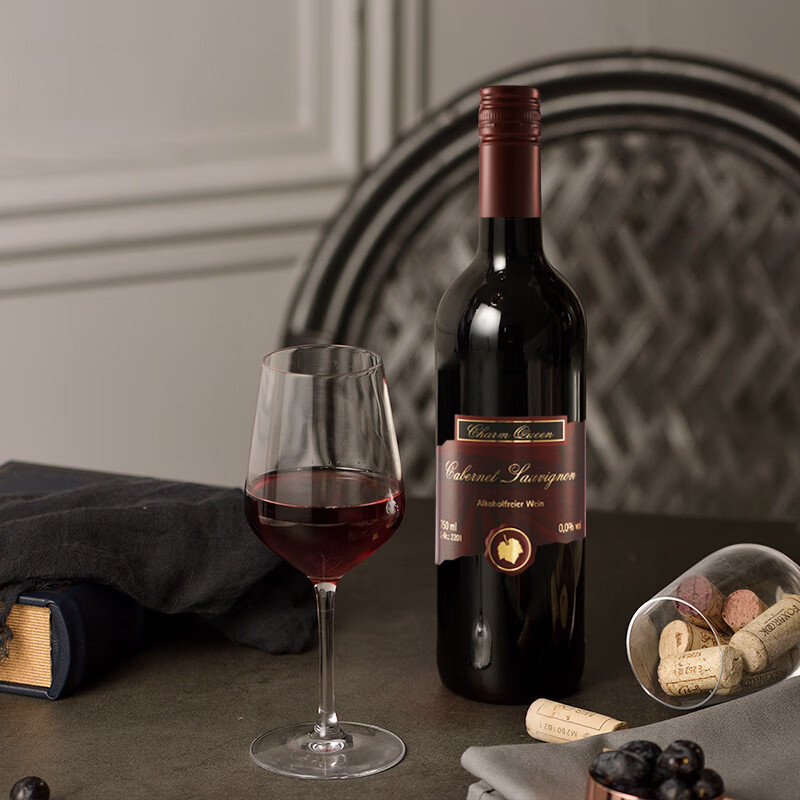 德国原瓶原装进口魅后赤霞珠无醇干红葡萄酒750ml