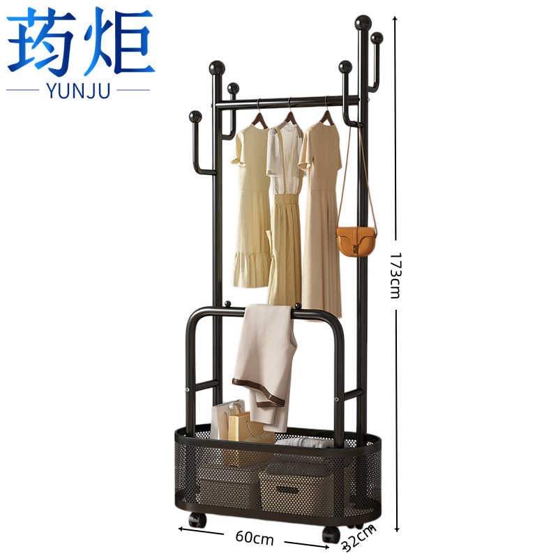 荺炬 衣帽架 黑60cm 个