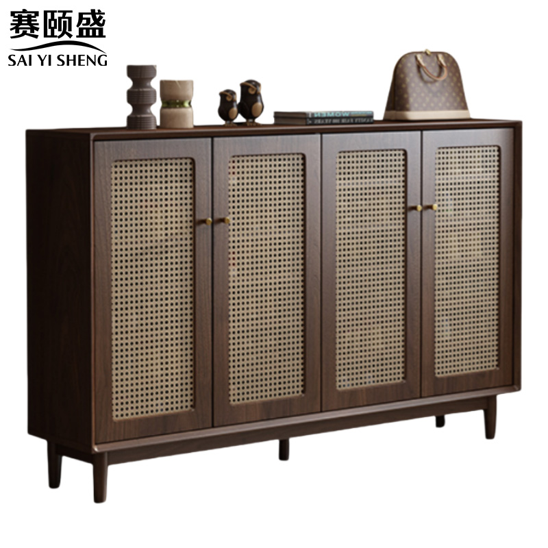 赛颐盛 实木鞋柜 1600*360*1000mm 个高清大图