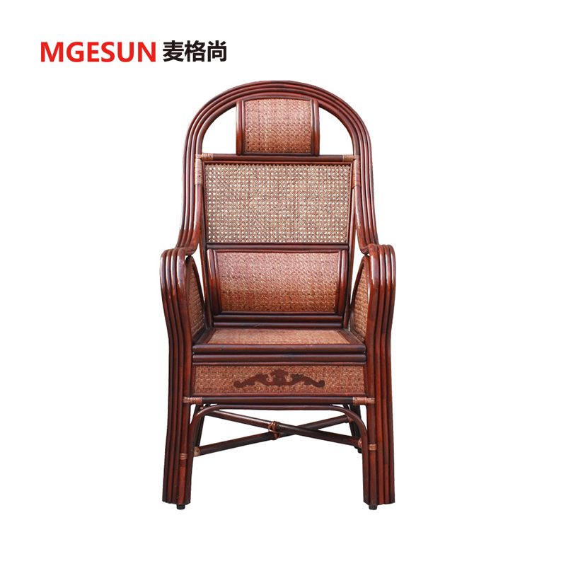 麦格尚藤椅mgszyt004藤编椅办公椅藤椅沙发电脑椅老人椅休闲椅子餐椅