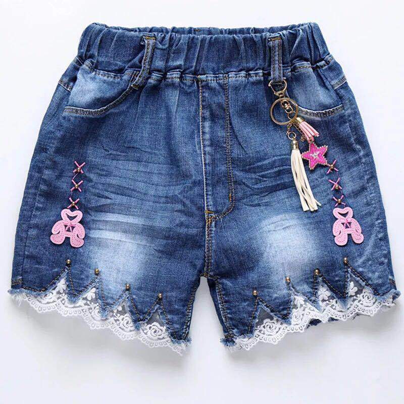 湘湘服饰拼购店0评价男童牛仔短裤夏季薄款2021新款儿童裤子夏装七分