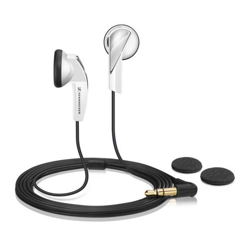 [性价比有线耳机]森海塞尔(Sennheiser) MX365 白色 立体声有线耳机 强劲低音 驱动立体声 入耳式耳机