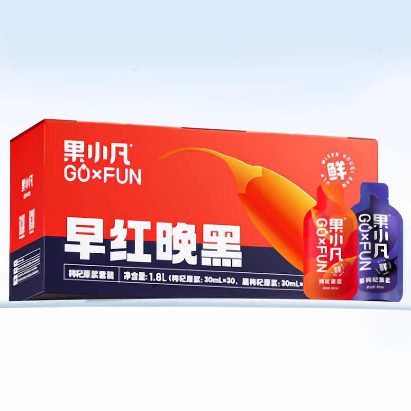 百瑞源 果小凡早红晚黑枸杞原浆礼盒1800ml高清大图