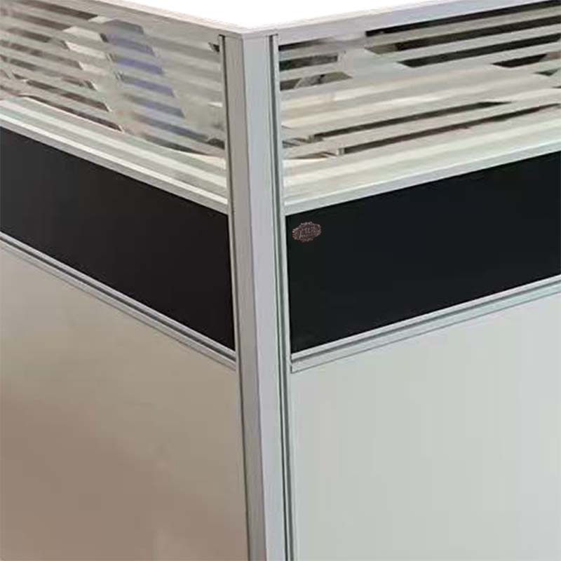 广亿隆办公桌屏风桌L型单人位组合桌120*140*110cmWH-YKZ1240#F/张高清大图