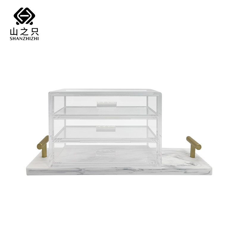 山之只 浴室 托盘收纳盒套装 MZ056 套高清大图