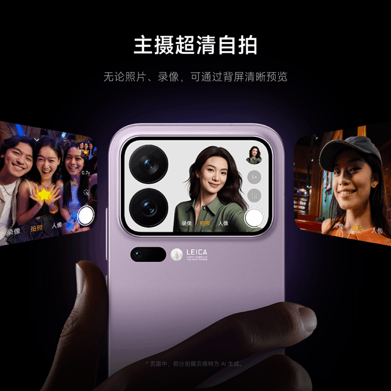 手机]小米Xiaomi 17 Pro 森野绿16GB内存+512GB存储小米手机新品新款
