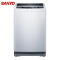 三洋(SANYO) WT8655YM0S 8公斤全自动波轮洗衣机 非变频 超音波洗护 24h预约 甩干脱水(亮灰色)