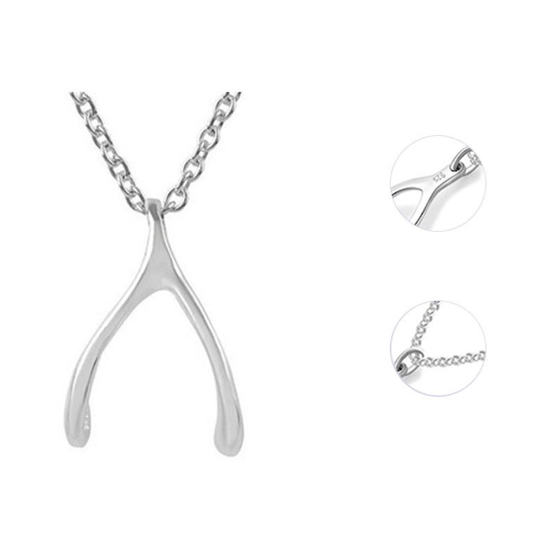 Lily Charmed 英国设计师品牌 金色许愿骨项链 纯手工打造 项链 锁骨链 金色高清大图