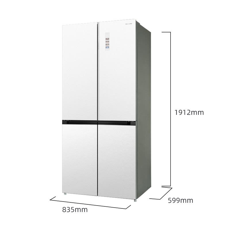 美菱冰箱BCD-506WP9BDZ冰晶白图片