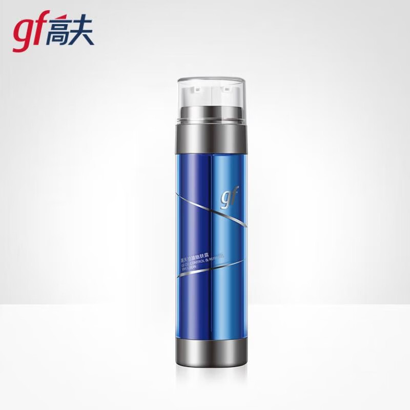 高夫(gf)男士控油劲肤细致平衡水油 高夫控油细肤露50ml(双管25ml+25ml)