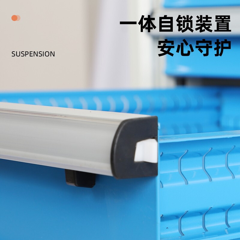 尔迈 钳工工作台操作台打包台检验台工具桌防静电工作桌2.1米平三抽