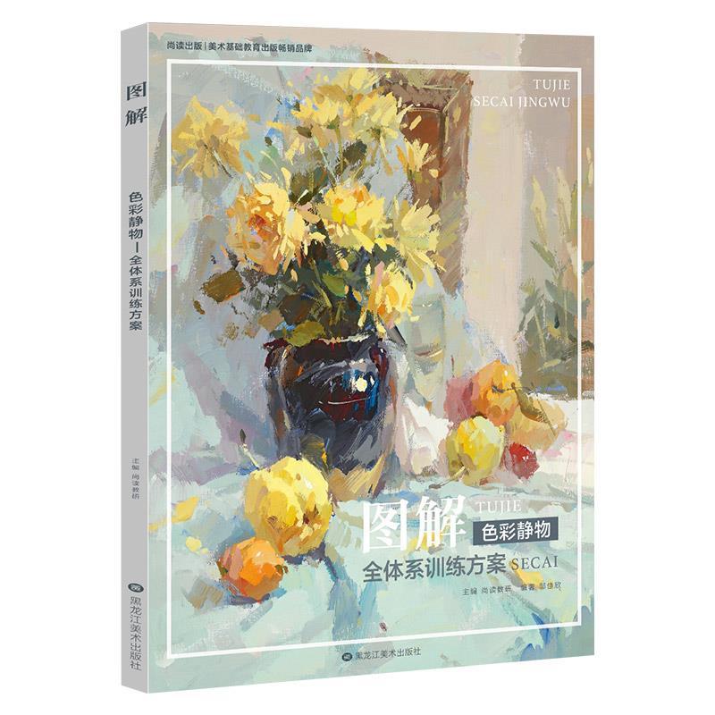 正版新书】图解:色彩静物全体系训练方案尚读教研主编9787559349