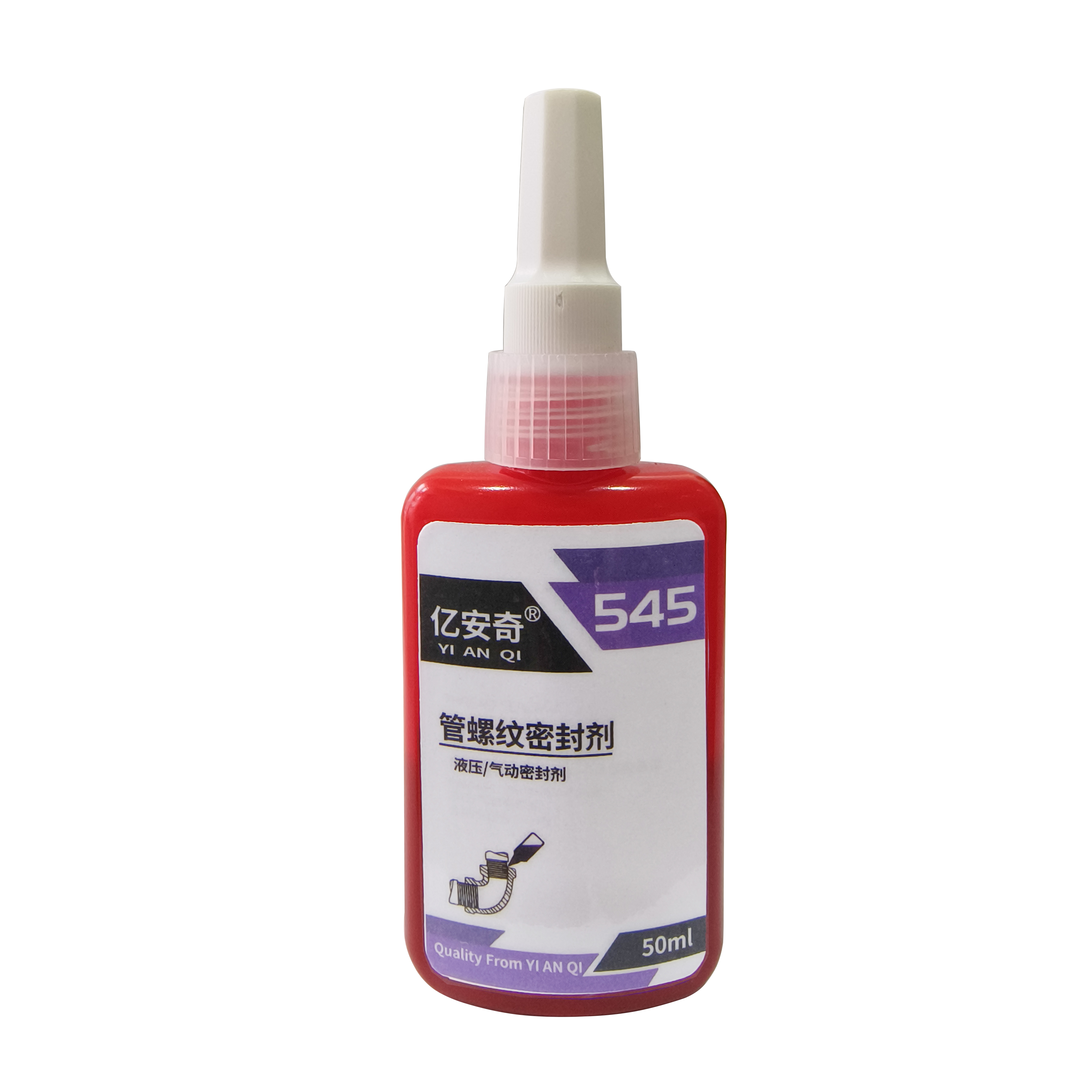 亿安奇 管螺纹密封剂 液压气动管路螺纹厌氧胶 545 50ml 支高清大图