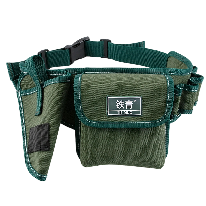 铁青帆布电工腰包工具包SZ54 个高清大图
