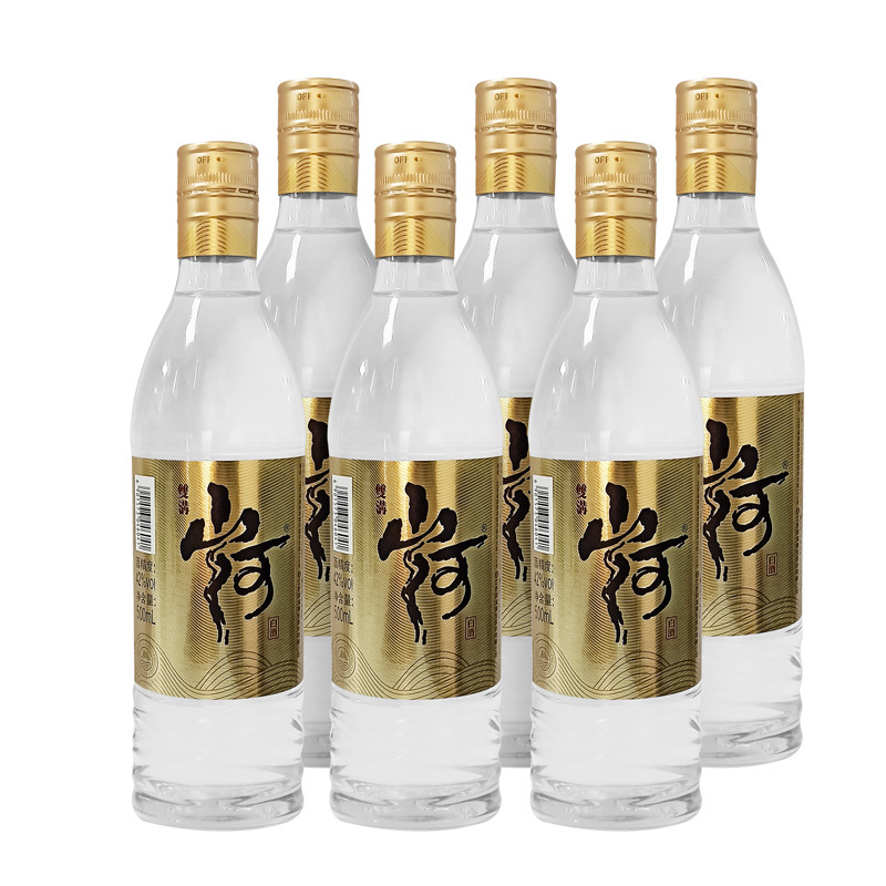 双沟 山河大曲 42度 500ml *6瓶 整箱装 浓香型白酒