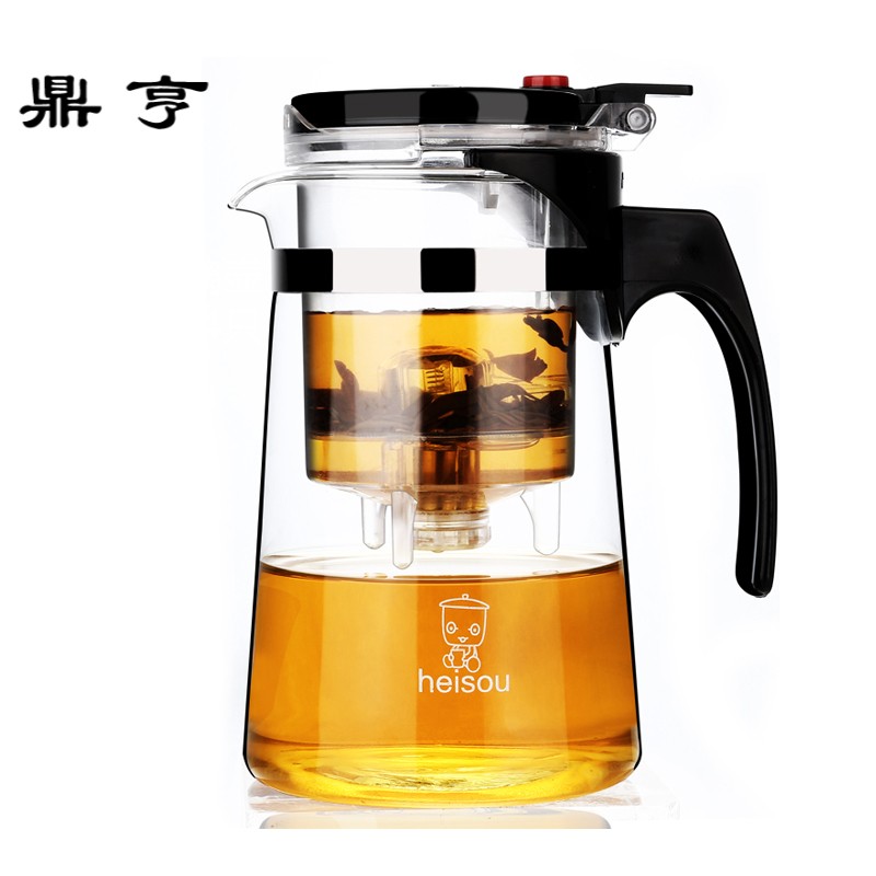 鼎亨飘逸杯耐热功夫茶具冲茶器花茶壶内胆可拆洗玻璃泡茶壶