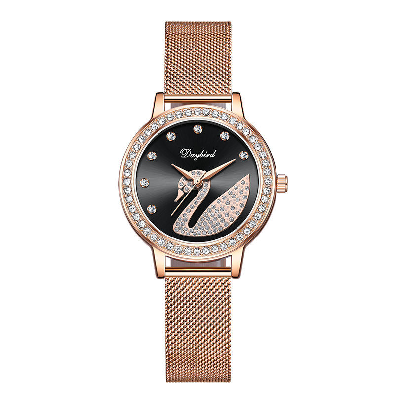 daybird小天鹅手表女时尚简约气质防水轻奢小众女士手表ins风参数