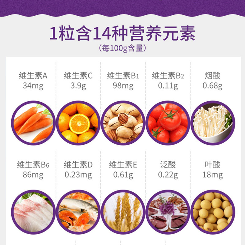 康麦斯多种维生素及矿物质片60片