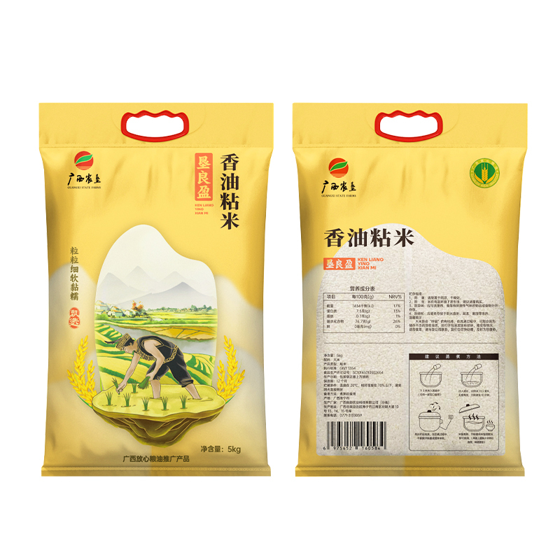 垦良盈 香油粘米 5kg 单位:袋(4袋/件)