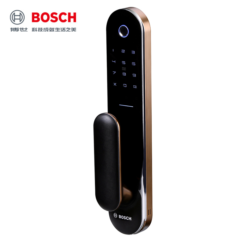 博世(BOSCH)指纹锁智能锁智能门锁电子锁智能家居家用防盗门密码磁卡锁FU700琥珀金