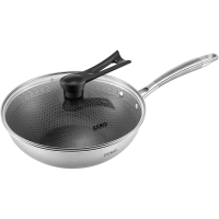 CCKO CK9703 三层复合不锈钢单柄炒锅30cm