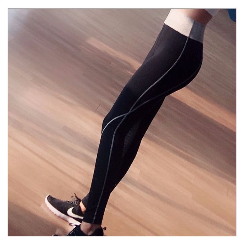 健身裤女弹力紧身提臀高腰显瘦运动长裤速干健身裤休闲女裤瑜伽裤