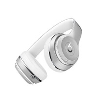 Beats Solo3 Wireless 头戴式 无线 蓝牙耳机 可通话带麦 降噪 便携跑步 手机耳机 运动耳机 银色