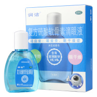 润洁复方琉酸软骨素滴眼液10ml眼疲劳眼干燥症