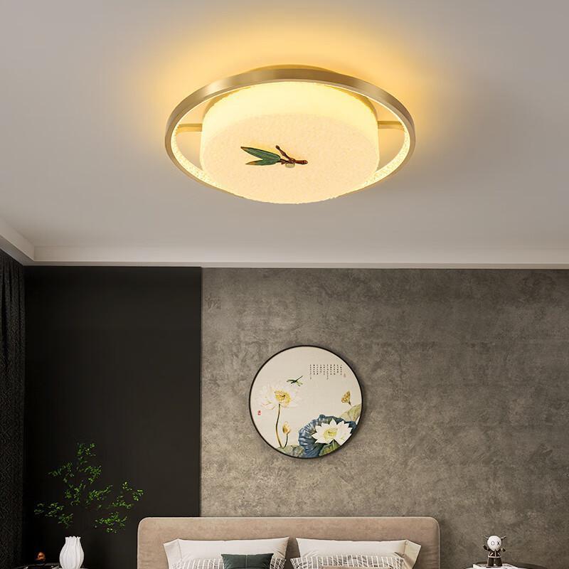 觅物卧室吸顶灯新中式餐厅书房大气艺术led中国风茶室阳台吸顶灯
