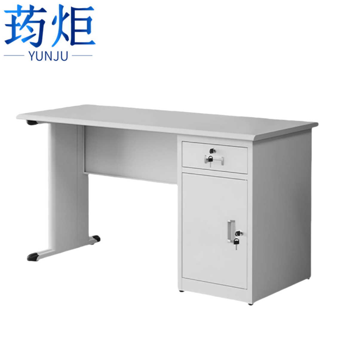 荺炬钢制办公桌高清大图