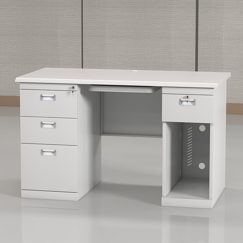 臻远 ZY-GZZ-01 钢制电脑桌办公桌职员桌员工桌学生写字台1.2米A款