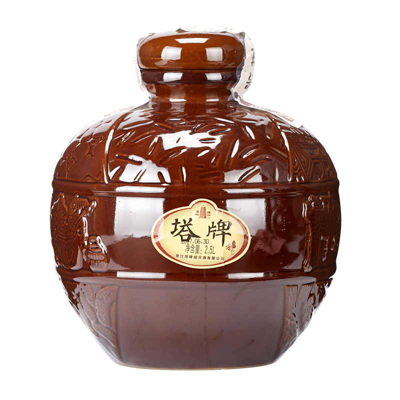 塔牌 绍兴黄酒 香雪酒 甜型 糯米酒 2.5L单坛礼盒装 坛装花雕酒