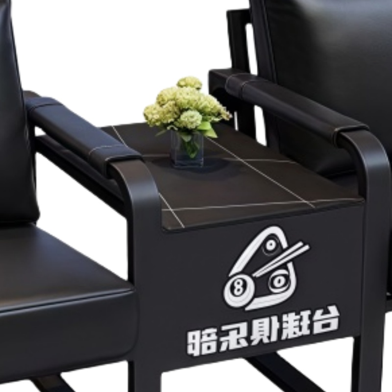 豫龙都台球沙发三人位张高清大图