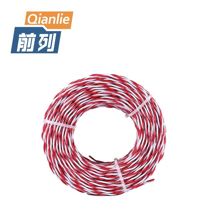 前列 聚氯乙烯绝缘阻燃电线 ZC-RVS 2x4mm2 100米卷高清大图